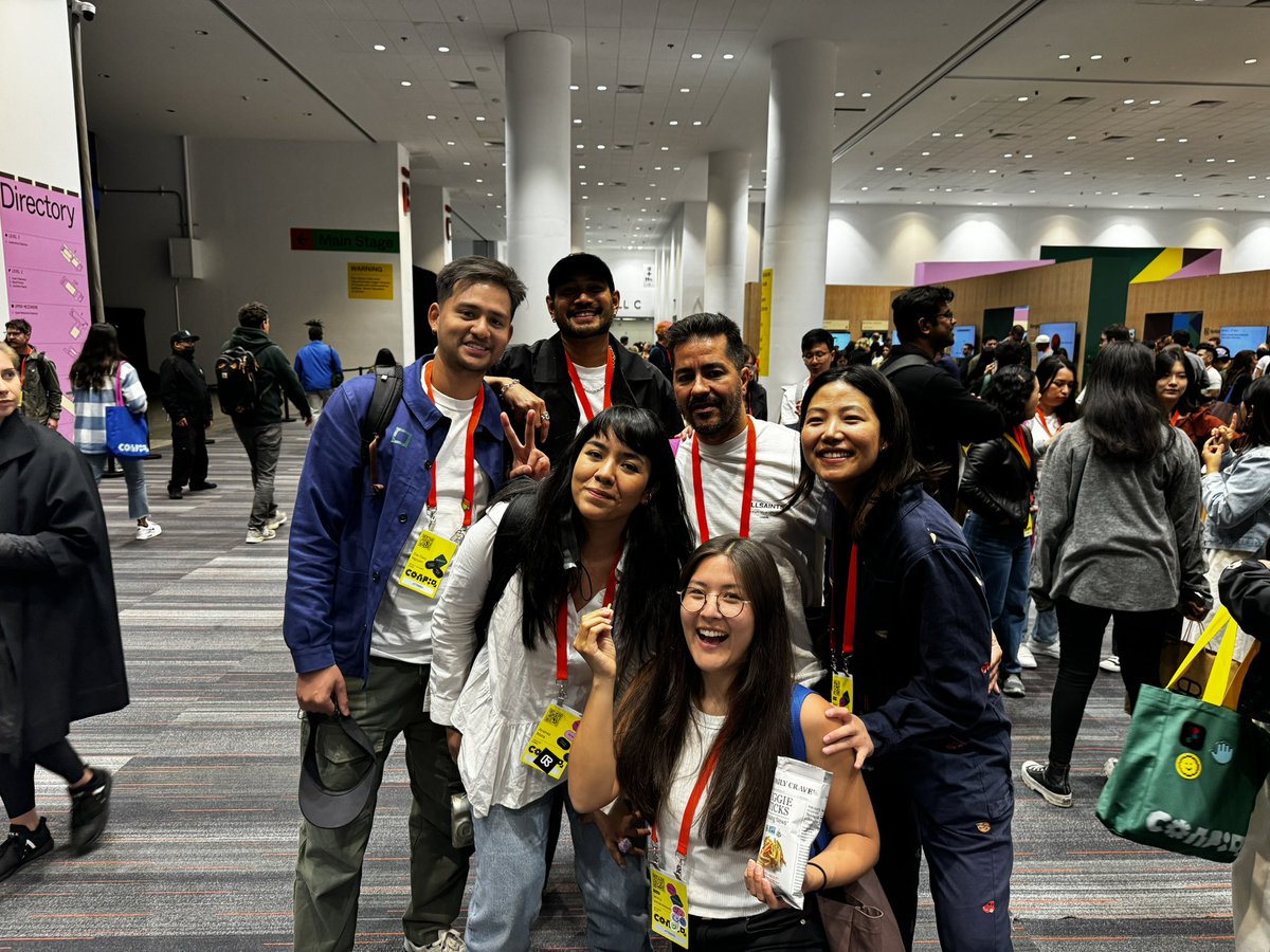 Got some of the <a href="/uenodotco/">Ueno. Yes, we're back.</a> crew back together after all these years 🥲 at Config

<a href="/chopse/">Jenny Johannesson</a> <a href="/dacdavy/">Dac Davy</a> <a href="/reathchris/">christopher</a> <a href="/jeongsteph/">Steph</a> <a href="/esandreamata/">Andrea Mata</a>