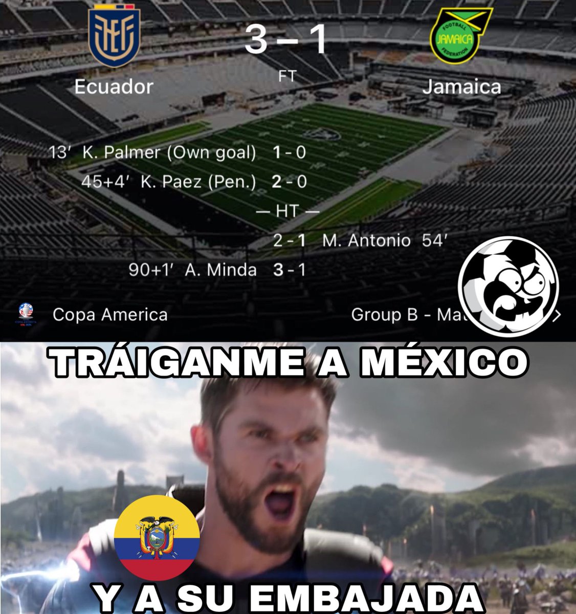 FUTERweb's tweet photo. Ahora si nos creemos que podemos con cualquiera ⚽️ 🇪🇨

[https://t.co/AM7VfmqcZ0] https://t.co/hzOzYDsj8P