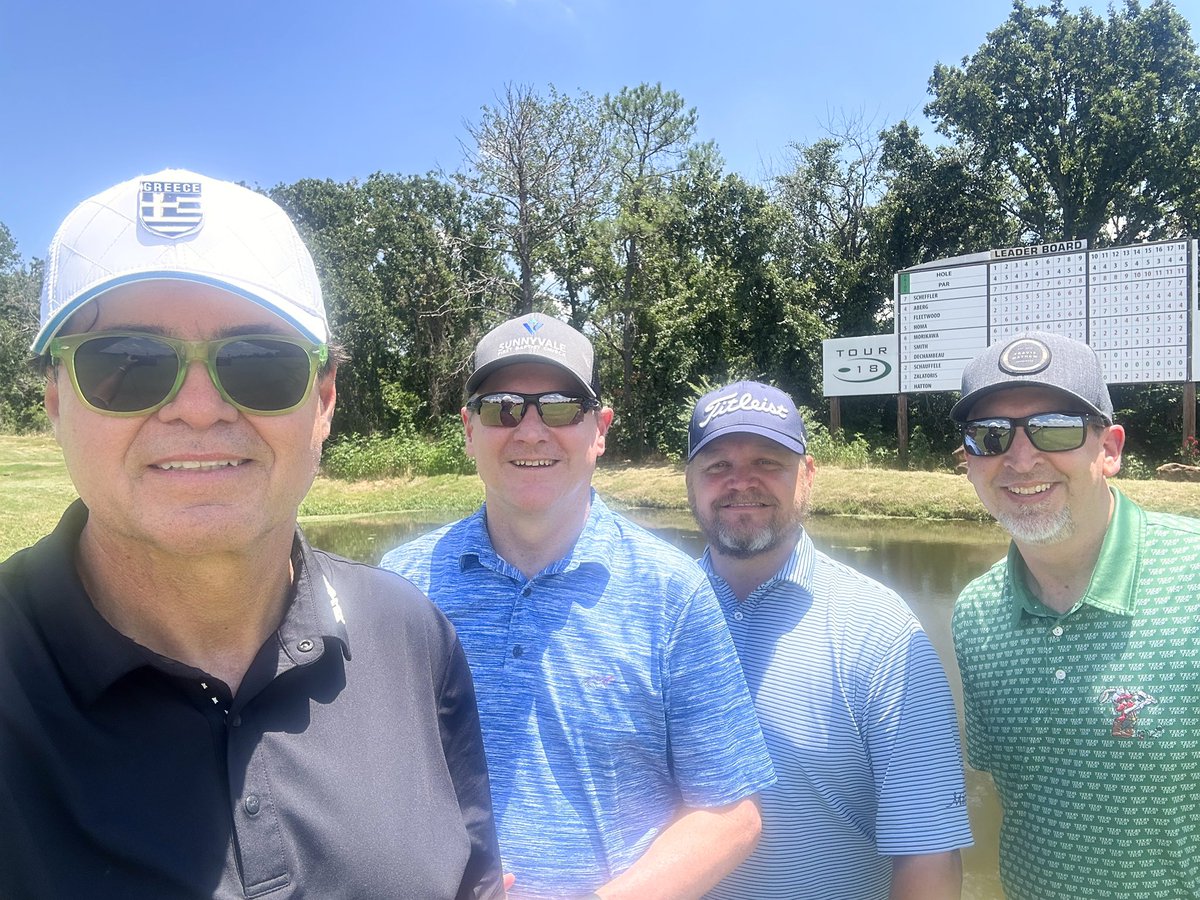 Golf with some of my besties this week! These are three of the finest pastors and preachers I know! Deron Biles, Sunnyvale First Baptist Church: BJ McCurdy, New Shores Church; Kyle Clayton, The Church at Quail Creek.
