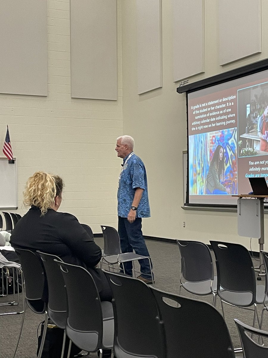 mandyramey218's tweet image. “Grades are temporary positions along a learning continuum at best.” @rickwormeli2 on equity at #midcon24