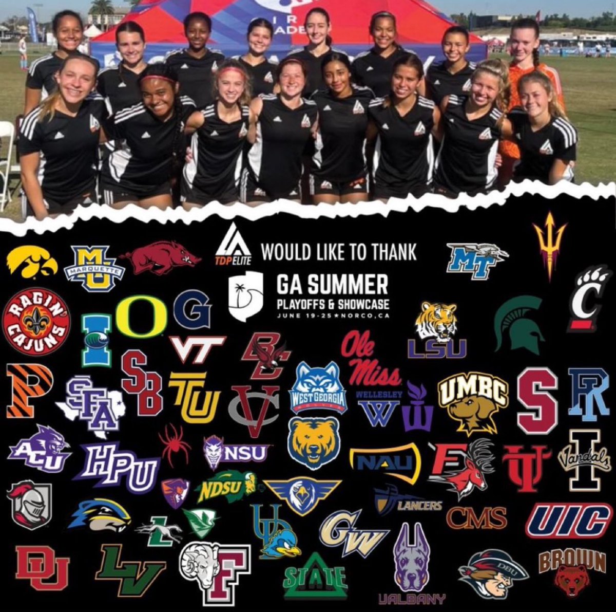 I had a great time at the <a href="/GAcademyLeague/">Girls Academy</a> Summer Showcase! Thank you to all of the coaches who watched me and my team play this past week! Also, a special thank you <a href="/LATDPElite/">Louisiana TDP Elite</a> for a great year and I can’t wait for next season! 

Film: m.youtube.com/watch?v=QmB-iW…