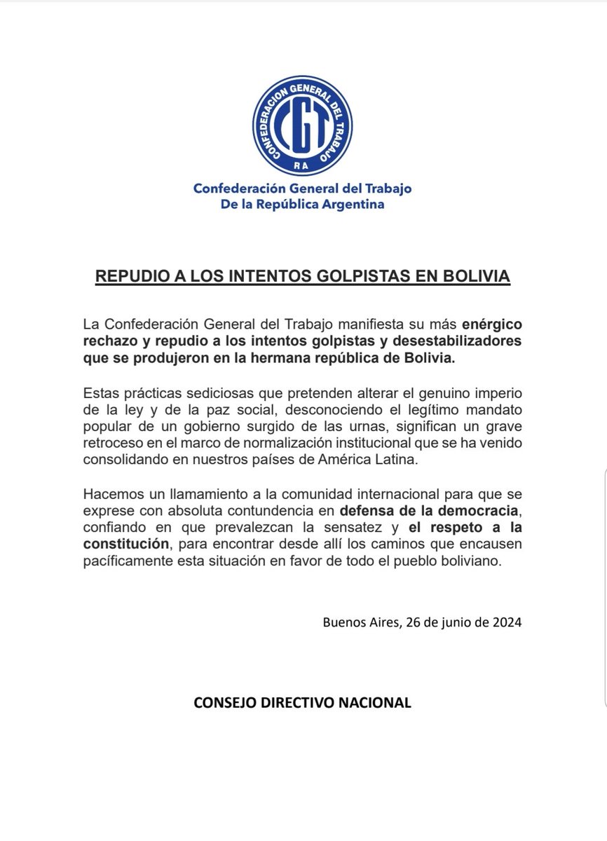 SEC DE INTERIOR CGT RA (@seccgt) on Twitter photo 