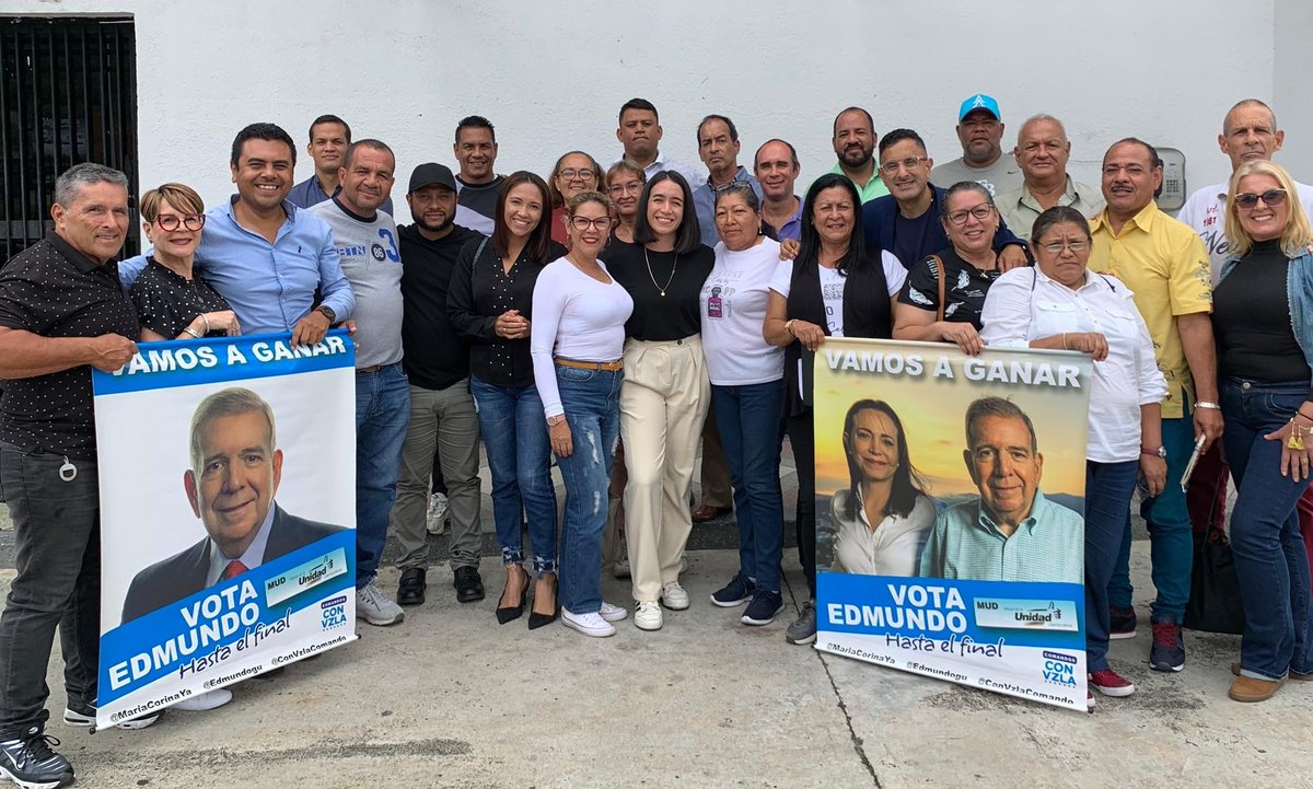 Hoy visitamos #SanDiego #Guacara #Valencia #Carabobo integrando y avanzando para este #28Jul ganar con <a href="/EdmundoGU/">Edmundo González</a> <a href="/MariaCorinaYA/">María Corina Machado</a> <a href="/unidadvenezuela/">Unidad Venezuela</a> <a href="/ConVzlaComando/">Comando ConVzla</a> @ComanditosVzla <a href="/Alby_Colmenares/">Yo soy Alby!</a> <a href="/VenteVenezuela/">Vente Venezuela</a>  mañana seguimos de la mano de Dios!