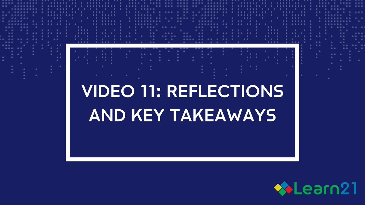 In our last video on AI in Education we reflect on our research journey while sharing our personal key takeaways. You won't want to miss this one! 

youtu.be/6PD1k93J3FY?si…