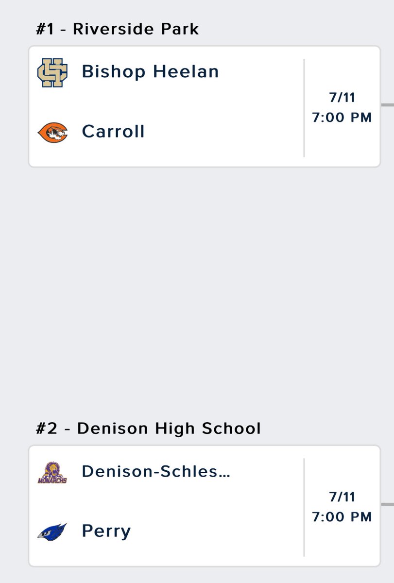 IGHSAU Class 4A - Region 3 Softball Bracket #WeArePerry