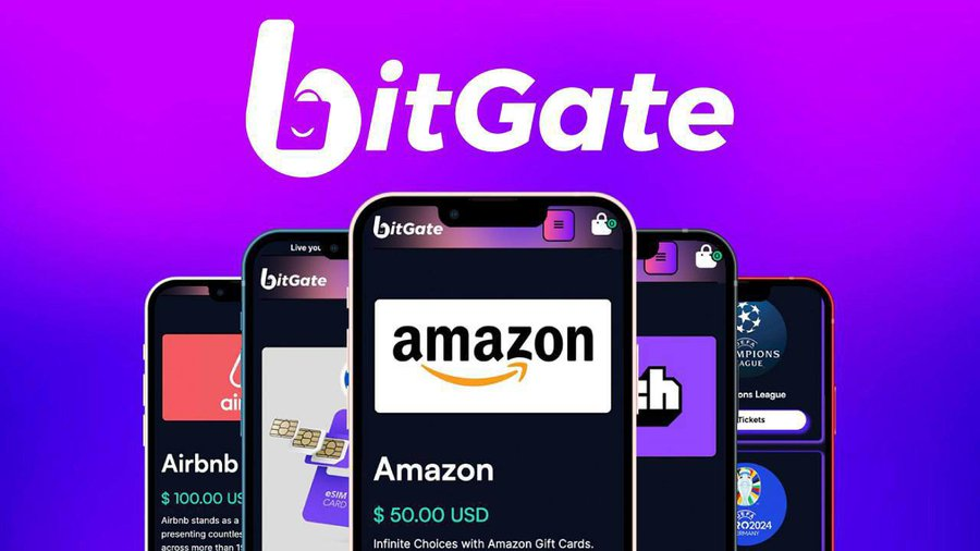 Hayess5178's tweet photo. $BITG #BitGate lets you explore real-world experiences with crypto-powered gift cards, football tickets, eSIMs, and more, all while paying anonymously with #crypto✅.

Through #BitGate, users gain access to a diverse catalog of products and services, including globally recognized brand gift cards, unique experiences, and a variety of goods and services essential for daily life.

Links https://t.co/JRYvtsQlh0
Telegram https://t.co/6v15l5242A
X (Twitter) https://t.co/A9Ggn6K7pv
Marketplace https://t.co/ClfLUK3QGb
Chart https://t.co/imyFsGVJd9
CA: 0x3973c606b493eee0e14b2b5654d5c4049ce9c2d9