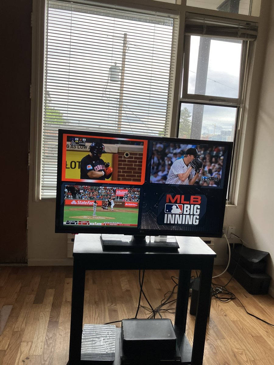 3 games at once I guess rain delays aren’t so bad after all 😂