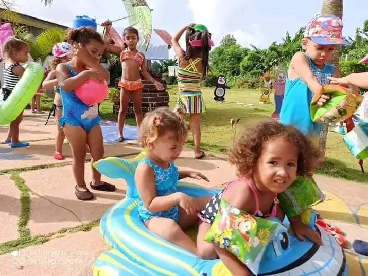 En #ModoVerano,  así se encuentran los pequeños del círculo infantil Florecitas de la Monta Montaña de #Maisí.