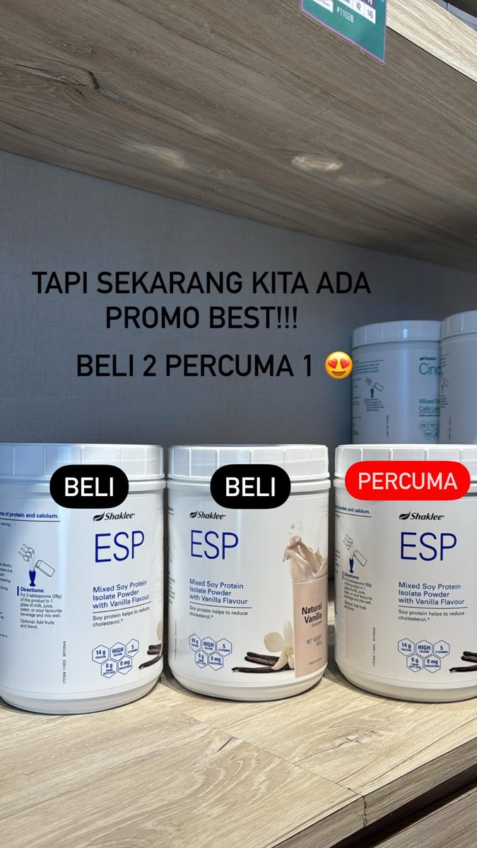 PROMO 3 DAYS LEFT ‼️

ESP Shaklee: 
✅bantu beri tenaga
✅elak gastrik
✅skin cantik

Sekarang tengah ada promo tau! BUY2 FREE1 😍😍

wasap.my/60145314641/Pr…

<a href="/RTNiaga/">RTNiaga Anda</a> <a href="/JualBeliKuantan/">JualBeliKuantan</a> <a href="/KuantanInfo/">🇲🇾info.kuantan🇲🇾</a> <a href="/KuantanOnline/">Kuantan Online</a> <a href="/KuantanTV/">Kuantan Pahang</a>