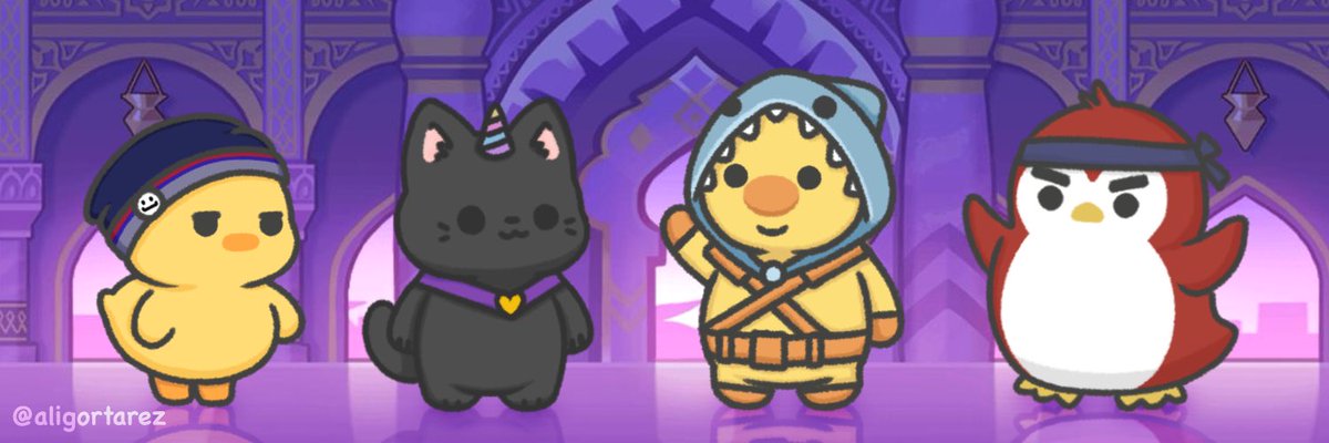 aligortarez's tweet photo. ✨ Nuevo Banner ✨
Pequeño fanart de a algunos de los fandoms a los que pertenezco, aunque soy nueva en algunos les he agarrado mucho cariño 🫶🩵💕
Próximamente quiero ir agregando mas 😊💞
#patitotwit #Guapoozer #Guapisima #Tripoier #Doozer 💜💛🩵🩷 #fooligetta #quackitoier https://t.co/LJ11KtTDy1