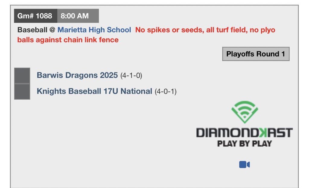 I will be in relief tomorrow at Marietta High school against Knights baseball 17u National at 8am. Ready to get after it tomorrow!! 💪 <a href="/JRudd_Scout/">Josh Rudd</a> <a href="/Pgrady24/">Patrick Grady</a> <a href="/Jose_Piedra16/">Coach Jose Piedra Mendoza</a>
<a href="/AlexPep2414/">Alex Pepe</a> <a href="/BARWIS2025/">BARWIS Baseball 2025</a>
<a href="/PG_Scouting/">Perfect Game Scout</a> <a href="/Florida_PG/">Perfect Game Florida</a> <a href="/Thejuicepitchin/">The Juice Pitching Team</a> #uncommitted