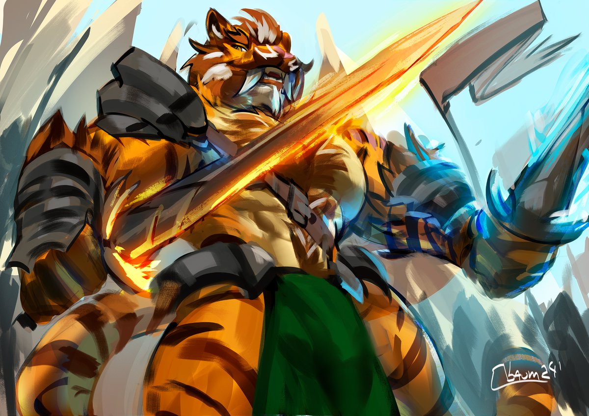 SaberTiger7's tweet photo. Amazing art made by my great friend @SafelessObaum. After months of trying hahahaha. Thanks u so much 💚💚 look at his incredible work guy! https://t.co/SRPajC1rBB