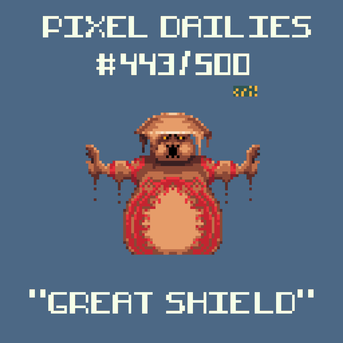 griloviscky's tweet photo. #GreatShield for @Pixel_Dailies
#pixel_dailies #pixelart #ドット絵 #shukaku #NARUTO https://t.co/wwHQiz6V6J