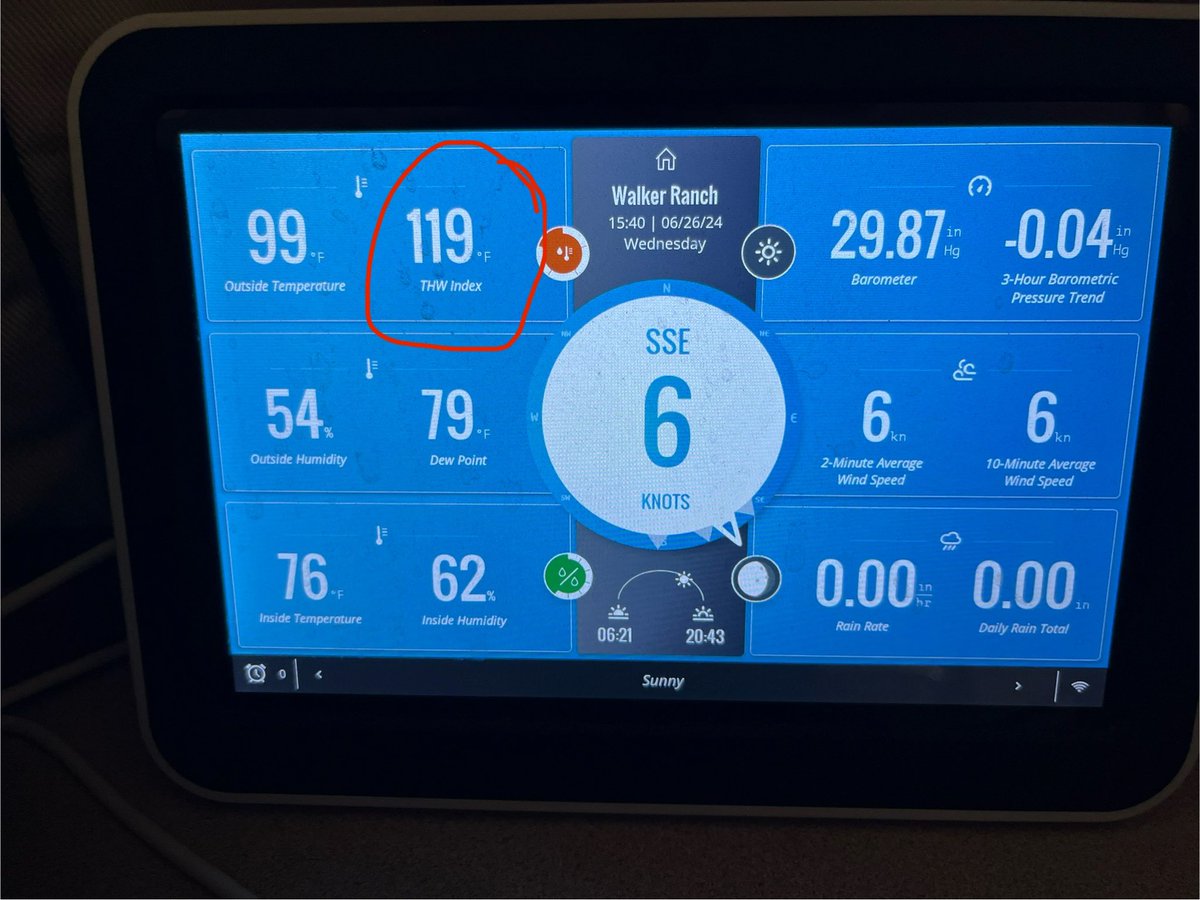 walkerdj01's tweet image. ‘Nuf said.  Heat index 119 at 3:40 PM today.  Sanger, TX.