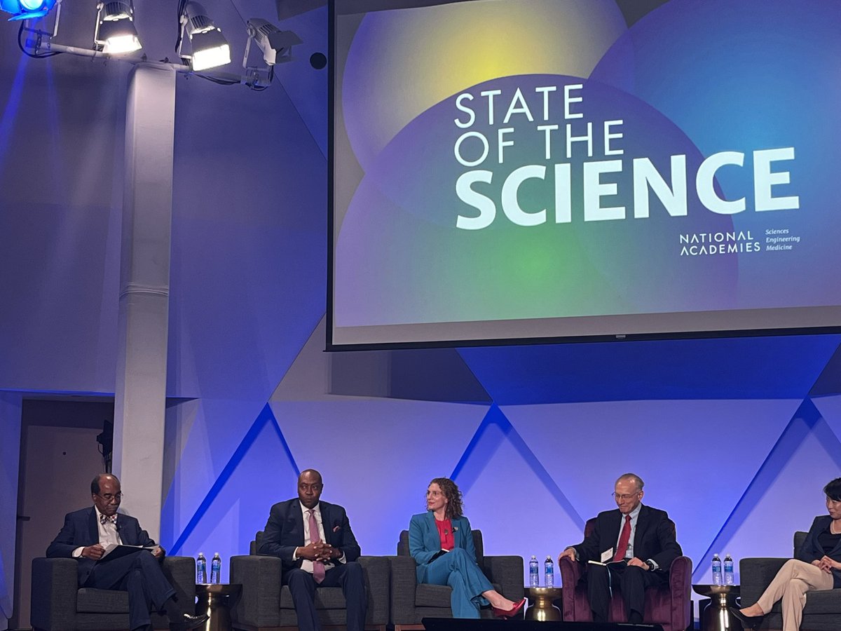 stellakafka's tweet photo. Delighted to attend the inaugural #stateofscience by the National Academy of Sciences today. Bonus: reunion with one of the panelists, my friend @DrShepherd2013 https://t.co/JbX4yHfdIL