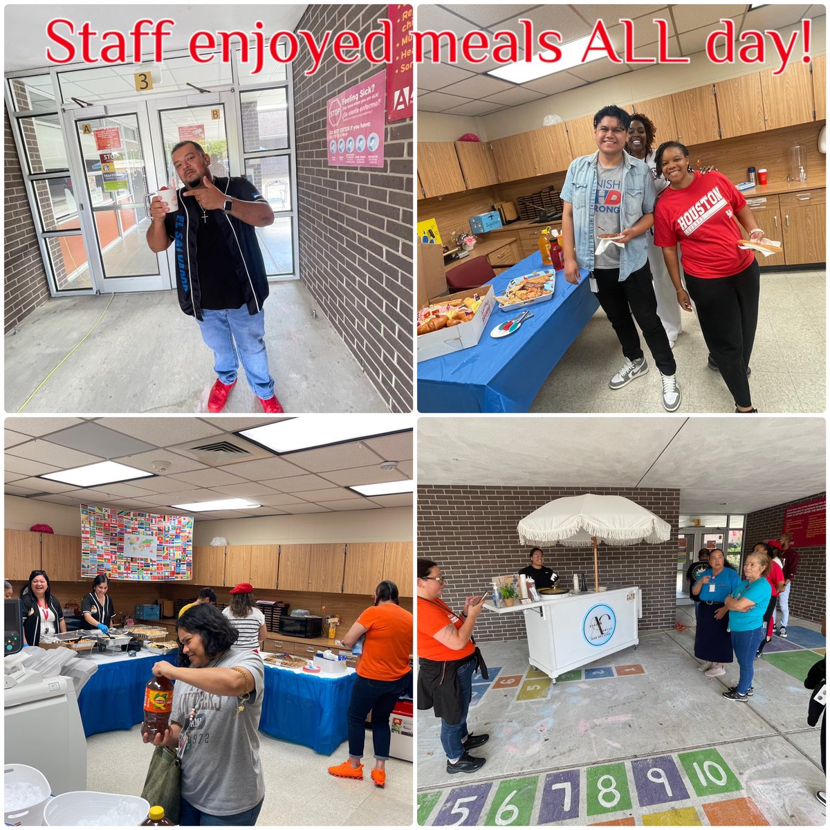H3Berry's tweet photo. #CampCalvert is blessed to have excellent staff members who give their all daily and continue to put students first in EVERYTHING they do!!! “Let’s Eat!” #ChooseYourDestination @AldineES_Summer @EckertES_AISD @CalvertES_AISD @AlexOrtiz_teach @TeresaD_Fam5 @loretta76445609 https://t.co/zpcIUZ7NgI