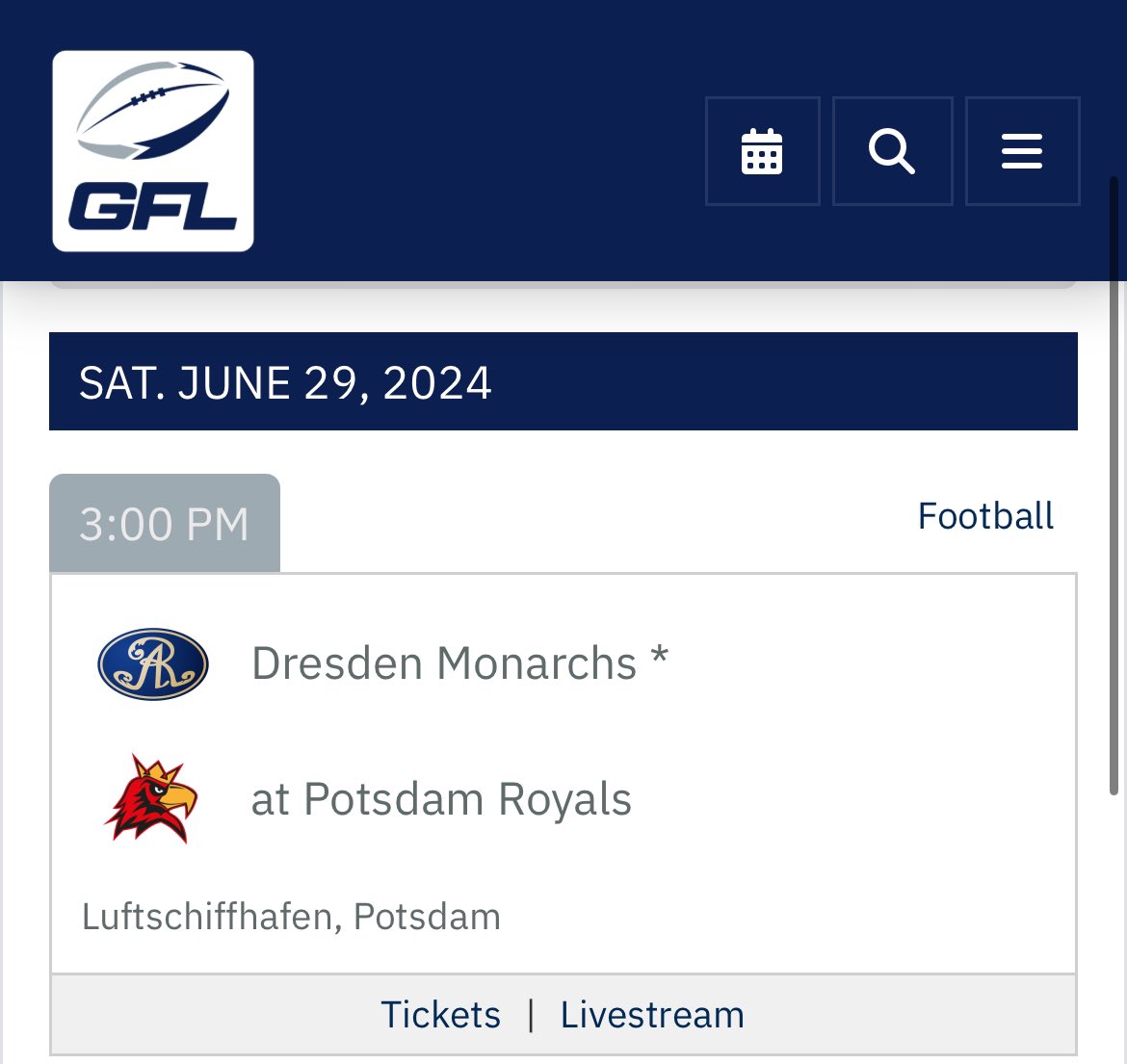 Justin Aaron (@justinaaronuh91) on Twitter photo This one is going to be good.
<a href="/PotsdamRoyals/">Potsdam Royals</a> vs. #DresdenMonarchs
<a href="/ThatBoyJaylon/">JAYLON HENDERSON ジェイロン</a> <a href="/curtiss_ryan/">Ryan Curtiss</a> <a href="/thomasjenkin5/">TJ5</a> <a href="/D3FBHuddle/">In The (D3FB) Huddle</a> <a href="/TVCCFOOTBALL/">TVCC FOOTBALL</a> <a href="/DigInMules/">Muhlenberg Football</a> <a href="/Coach_Po/">Sherard Poteete</a> <a href="/lschweb17/">Lisa Schwebke</a> @TracytheAgent
<a href="/TheRealBadejo/">Michael Badejo, MBA🇳🇬</a> <a href="/TXSOTigers/">Texas Southern University (TSU) Athletics</a> <a href="/FCSNationRadio1/">FCS Nation Radio</a> <a href="/_redshirtsports/">Redshirt Sports</a> <a href="/TSUFootball/">Texas Southern Football</a> This one is going to be good.
<a href="/PotsdamRoyals/">Potsdam Royals</a> vs. #DresdenMonarchs
<a href="/ThatBoyJaylon/">JAYLON HENDERSON ジェイロン</a> <a href="/curtiss_ryan/">Ryan Curtiss</a> <a href="/thomasjenkin5/">TJ5</a> <a href="/D3FBHuddle/">In The (D3FB) Huddle</a> <a href="/TVCCFOOTBALL/">TVCC FOOTBALL</a> <a href="/DigInMules/">Muhlenberg Football</a> <a href="/Coach_Po/">Sherard Poteete</a> <a href="/lschweb17/">Lisa Schwebke</a> @TracytheAgent
<a href="/TheRealBadejo/">Michael Badejo, MBA🇳🇬</a> <a href="/TXSOTigers/">Texas Southern University (TSU) Athletics</a> <a href="/FCSNationRadio1/">FCS Nation Radio</a> <a href="/_redshirtsports/">Redshirt Sports</a> <a href="/TSUFootball/">Texas Southern Football</a>