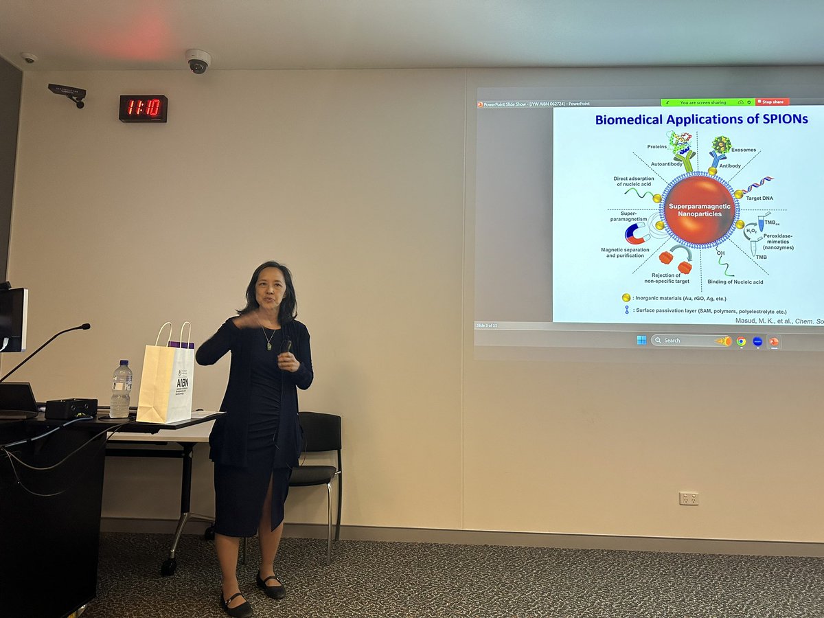 Ruirui Qiao (@qiaoruirui) on Twitter photo Prof Joyce Wong from #BostonUni giving an insightful talk about #SPION At #AIBNseminar <a href="/AIBNatUQ/">AIBN Research</a> Prof Joyce Wong from #BostonUni giving an insightful talk about #SPION At #AIBNseminar <a href="/AIBNatUQ/">AIBN Research</a>