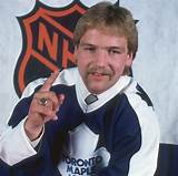 Wendel Clark looks like a 35 yr old Ford Truck salesman and not a newly minted NHL draft pick