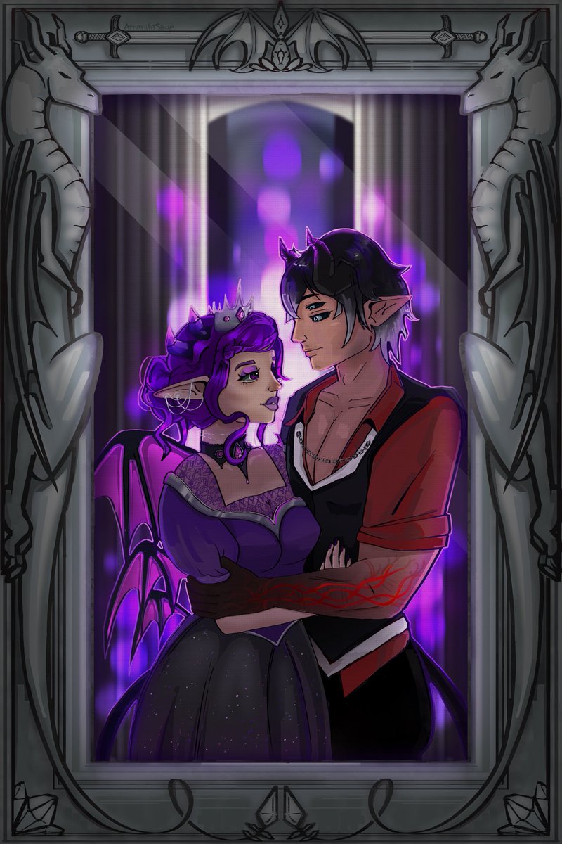 Presenting the Queen and King of Deacaena #DragonsFart
🎨@AmanitaSage