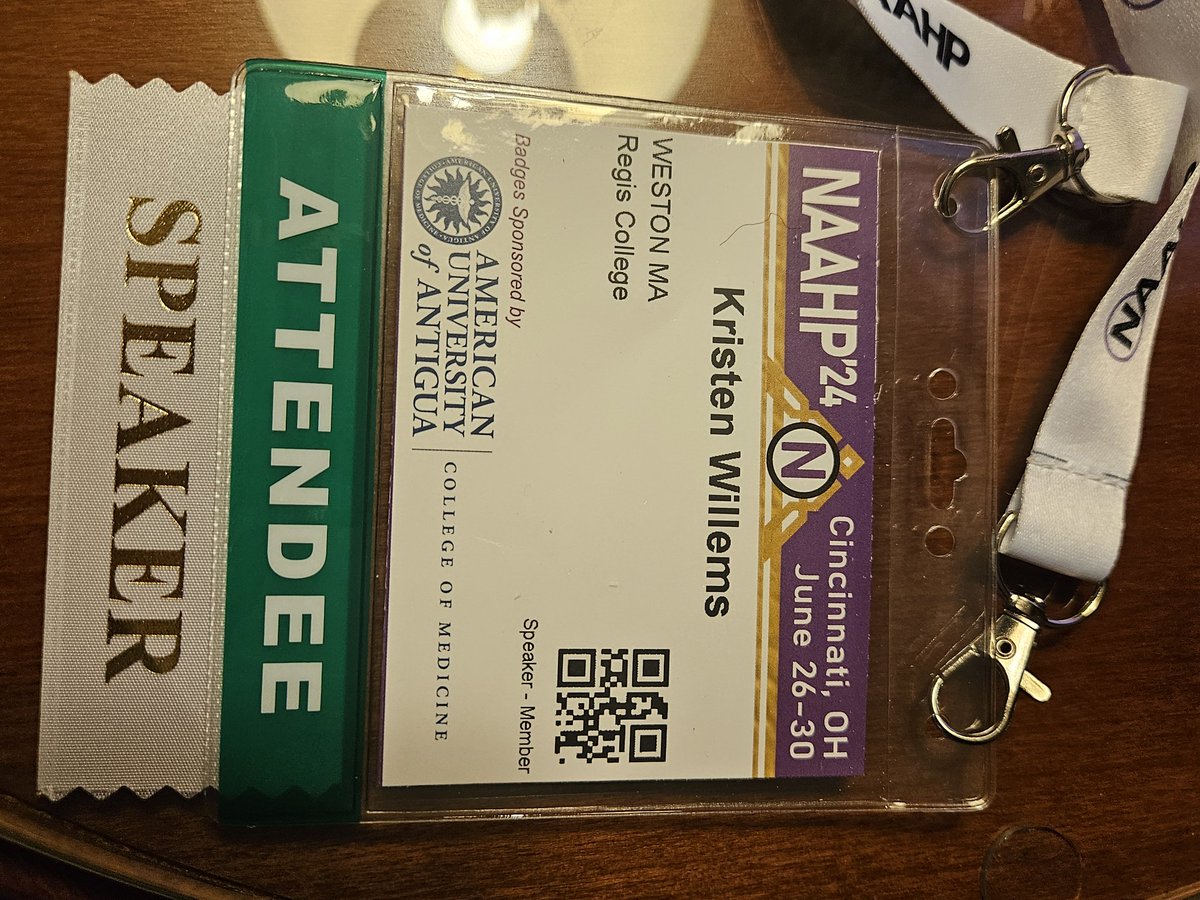 Dr_Willems's tweet photo. A great first day @NAAHPInc conference in Cincinnati. I am excited to talk about all I have done @RegisCollege_MA tomorrow and to connect, share, and build this week with my fellow health professions advisors. #naahp2024 https://t.co/L9OoHb9v2d