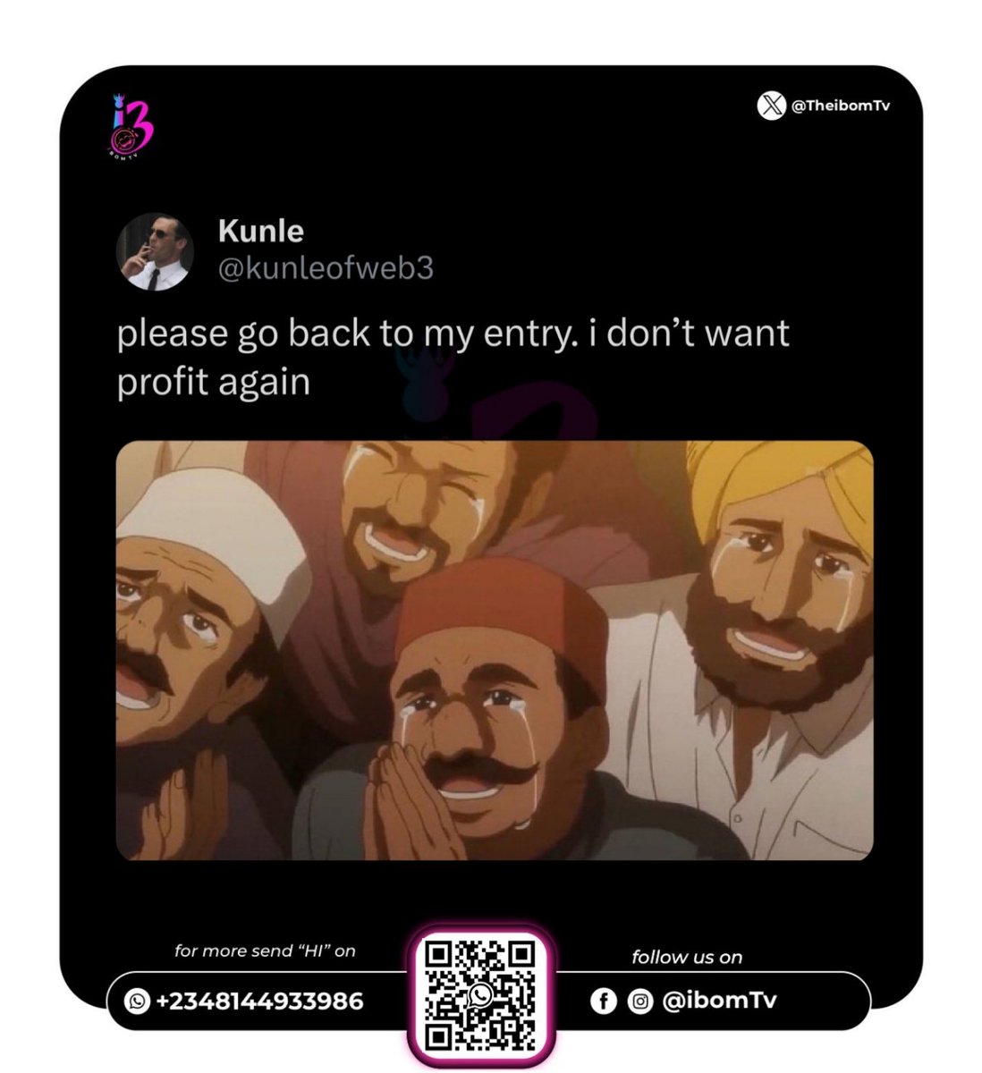 theibomtv's tweet photo. Meme https://t.co/5lSULsA0k0