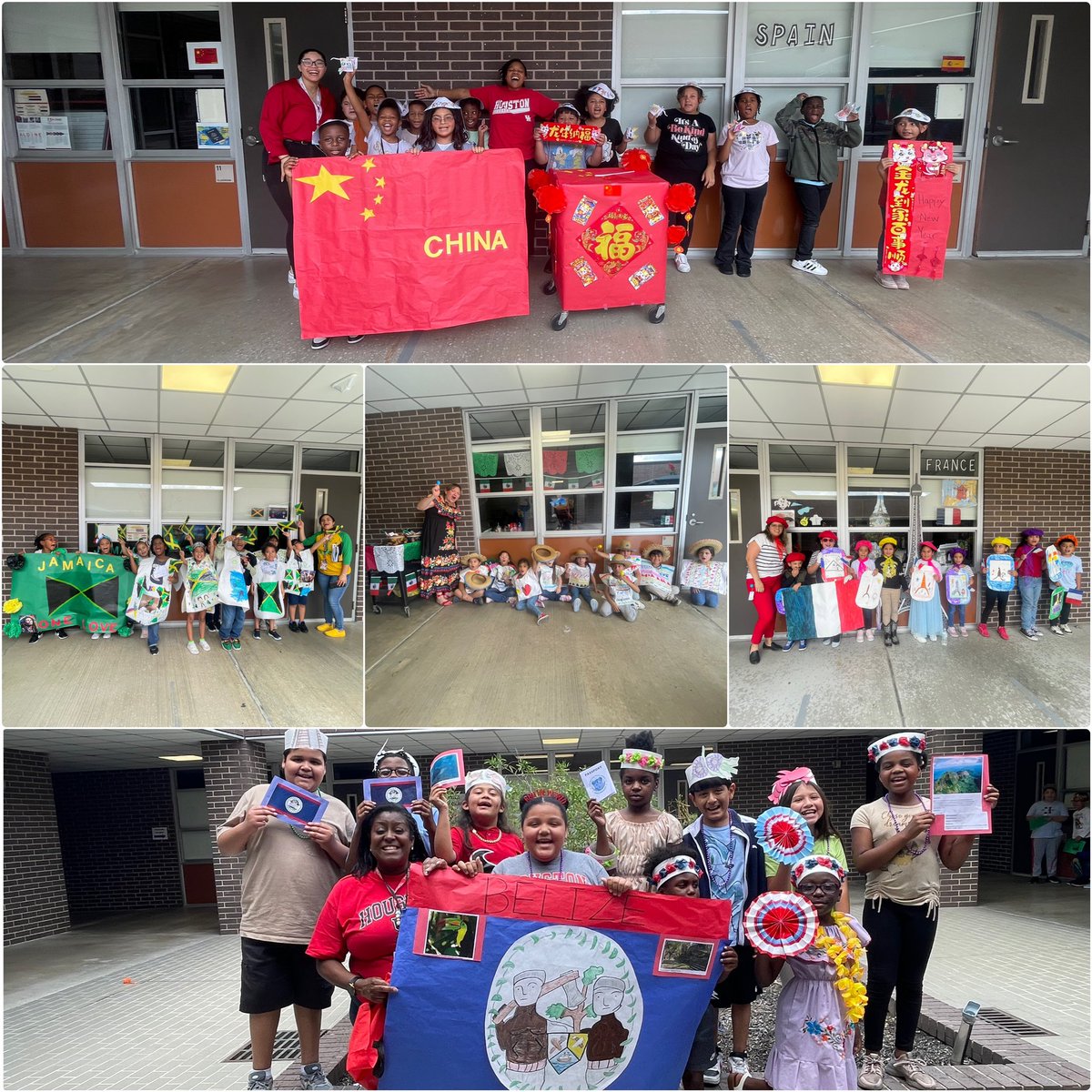H3Berry's tweet photo. #CampCalvert enjoyed the #ChooseYourDestination parade! Shout out to @AlexOrtiz_teach for organizing the entire event! The students will never forget Summer ‘24, thanks to YOU!!! 🤗🇯🇲🇫🇷🇲🇽🇧🇷🇨🇴🇰🇪🇬🇭🇧🇸🇨🇳🇪🇬🇨🇺🇵🇷🇧🇿🇮🇳😃 @AldineES_Summer @CalvertES_AISD @EckertES_AISD https://t.co/bmKRtKrqlg