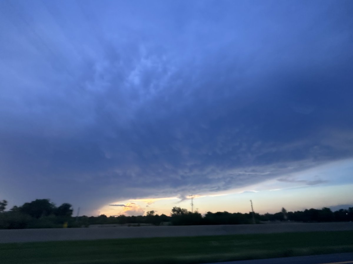 NETexasMedia's tweet image. Looking towards  Sherman Tx from Greenville Tx  #txwx