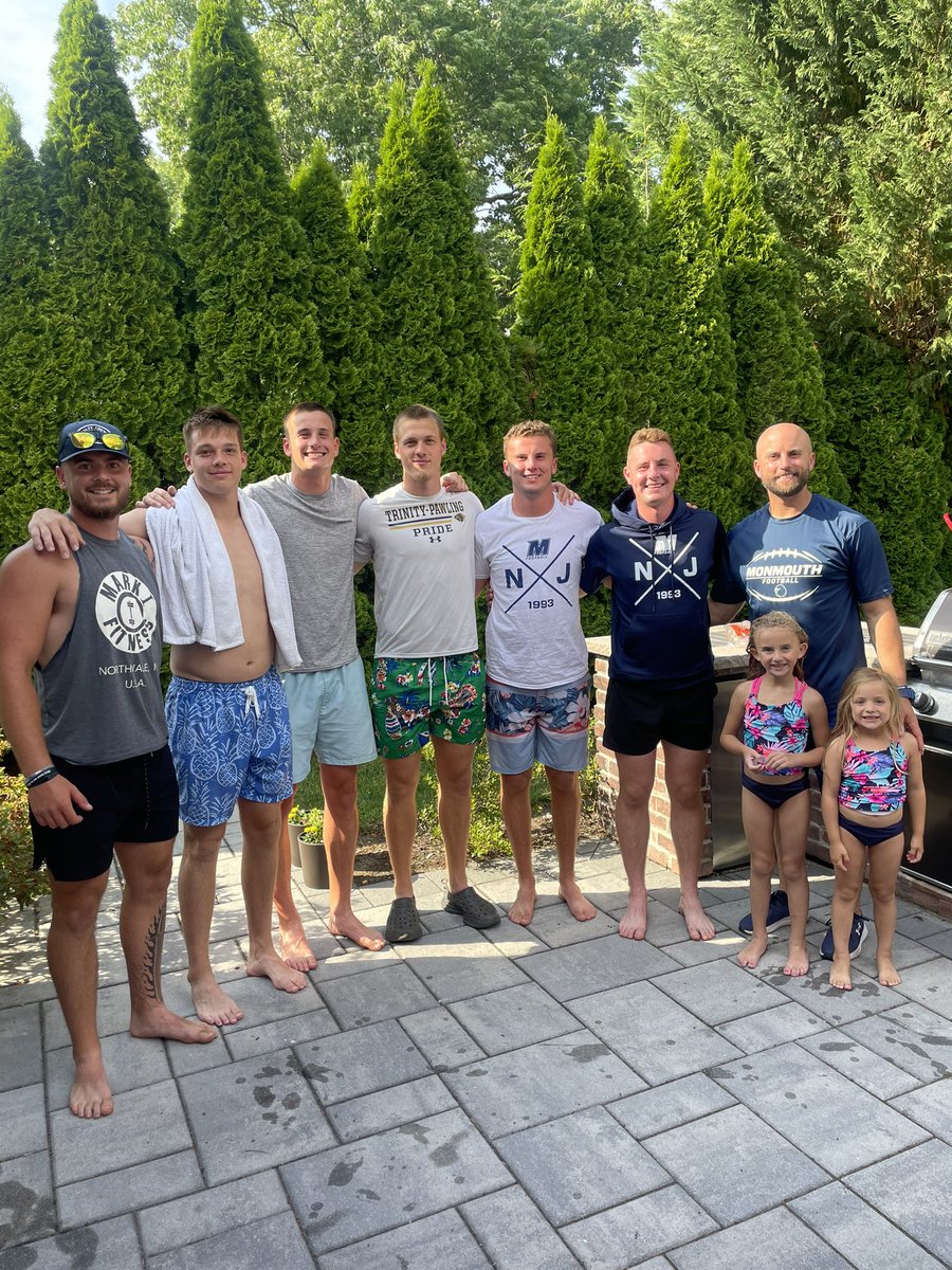 Coach Robertson (@jimrobertsonqb) on Twitter photo FOR THE ROOM.
Great <a href="/MUHawksFB/">Monmouth Football</a> HQ BBQ!
🇺🇸🇺🇸🇺🇸🇺🇸🇺🇸🇺🇸🇺🇸
<a href="/frankie7savino/">Frankie Savino</a> <a href="/Zhios_7/">Zack Hios</a> <a href="/derekr1212/">Derek Robertson</a> <a href="/JaggerMatera9/">Jagger Matera</a> <a href="/frankieweaverr/">Frankie Weaver</a> <a href="/robbiecarcich11/">Robbie Carcich</a>
#FastFiveStar #FlyHawks FOR THE ROOM.
Great <a href="/MUHawksFB/">Monmouth Football</a> HQ BBQ!
🇺🇸🇺🇸🇺🇸🇺🇸🇺🇸🇺🇸🇺🇸
<a href="/frankie7savino/">Frankie Savino</a> <a href="/Zhios_7/">Zack Hios</a> <a href="/derekr1212/">Derek Robertson</a> <a href="/JaggerMatera9/">Jagger Matera</a> <a href="/frankieweaverr/">Frankie Weaver</a> <a href="/robbiecarcich11/">Robbie Carcich</a>
#FastFiveStar #FlyHawks