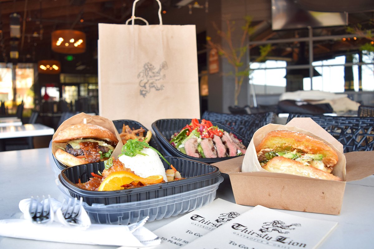 Who needs a reservation and dining table when you have Take Out! 🤤🙏🚗

🦁 Order Now: thirstyliongastropub.com/order-online

#TakeOut #Delivery #PickUp #ThirstyLion
