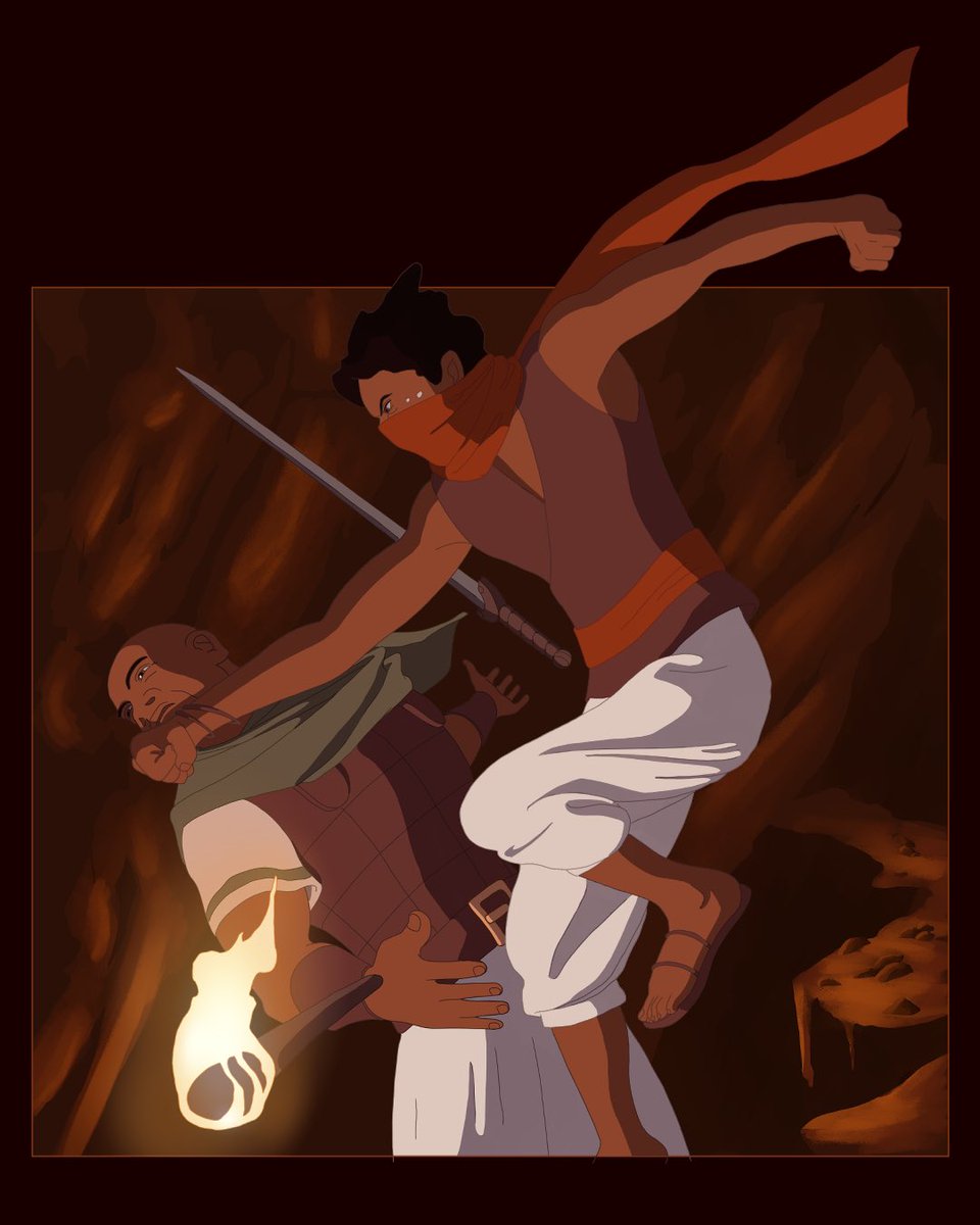 RKIgnazioArt's tweet image. It’s been a long time coming—my two main guys are finally facing off. But, uh…there’s something else going on here…Check out my ancient adventure comic Enoch: The First City on @globalcomix to find out what: linktr.ee/rkignazio #freecomics #twistending #secretidentity