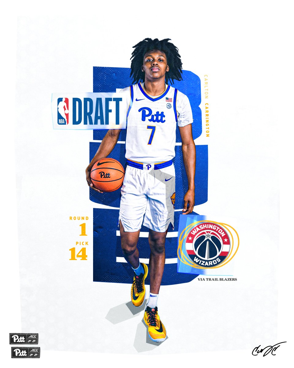 Pitt Basketball (@pitt_mbb) on Twitter photo THE PICK IS IN‼️ And the Wizards hit the lottery 💵
Bub Carrington ➡️ <a href="/WashWizards/">Washington Wizards</a>
#H2P THE PICK IS IN‼️ And the Wizards hit the lottery 💵
Bub Carrington ➡️ <a href="/WashWizards/">Washington Wizards</a>
#H2P