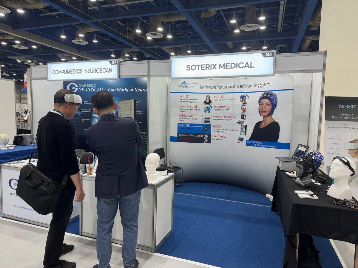 Last few hours at #OHBM2024. Still time to talk to our experts and get a demo regarding your Neuromodulation or Neuromonitoring application.. #tES #HDtES #EEG #fNIRS <a href="/OHBM/">OHBM</a>