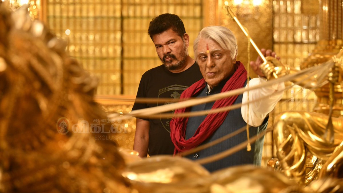 DarkFantancy's tweet photo. #Indian2 Exclusive Stills from this week's Ananda Vikatan 📸

#KamalHaasan | #Shankar | #AnandaVikatan | @LycaProductions https://t.co/ZsQmeClwSM