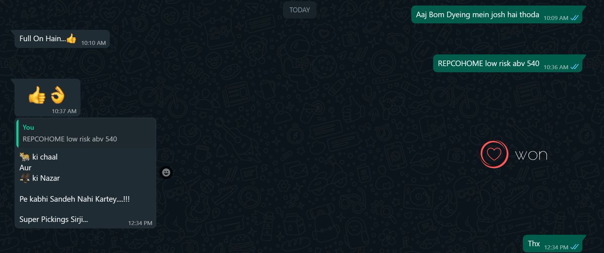 heartwon's tweet image. #REPCOHOME High 563 once 540 is cleared 😄