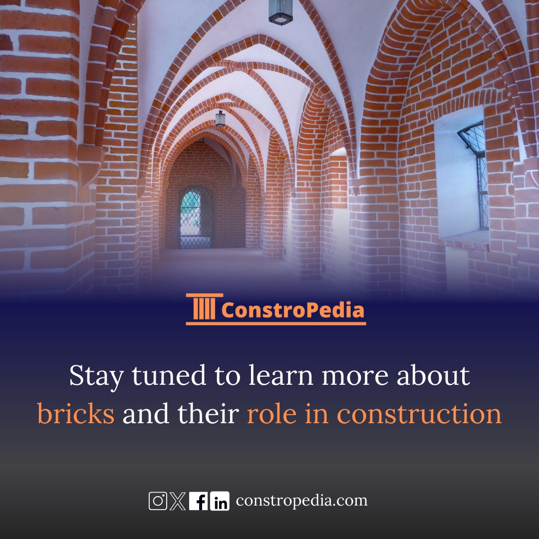 constropedia's tweet image. What is bricks? Unveiling the Strength Behind Every Building: An Introduction to Bricks!
#constropedia #construction #constructionsite #bricks #brickwork #buildingmaterial #constructionindustry