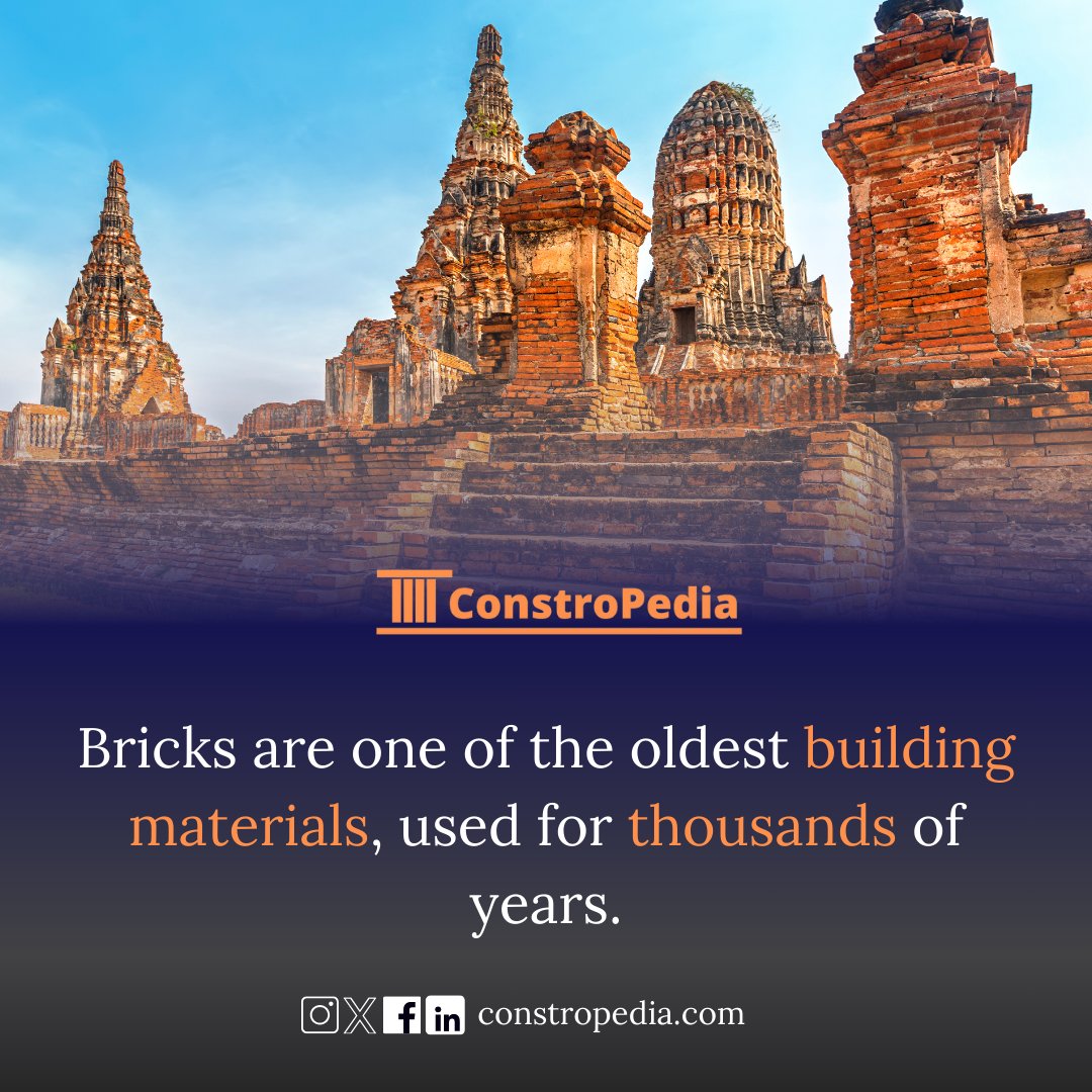 constropedia's tweet image. What is bricks? Unveiling the Strength Behind Every Building: An Introduction to Bricks!
#constropedia #construction #constructionsite #bricks #brickwork #buildingmaterial #constructionindustry