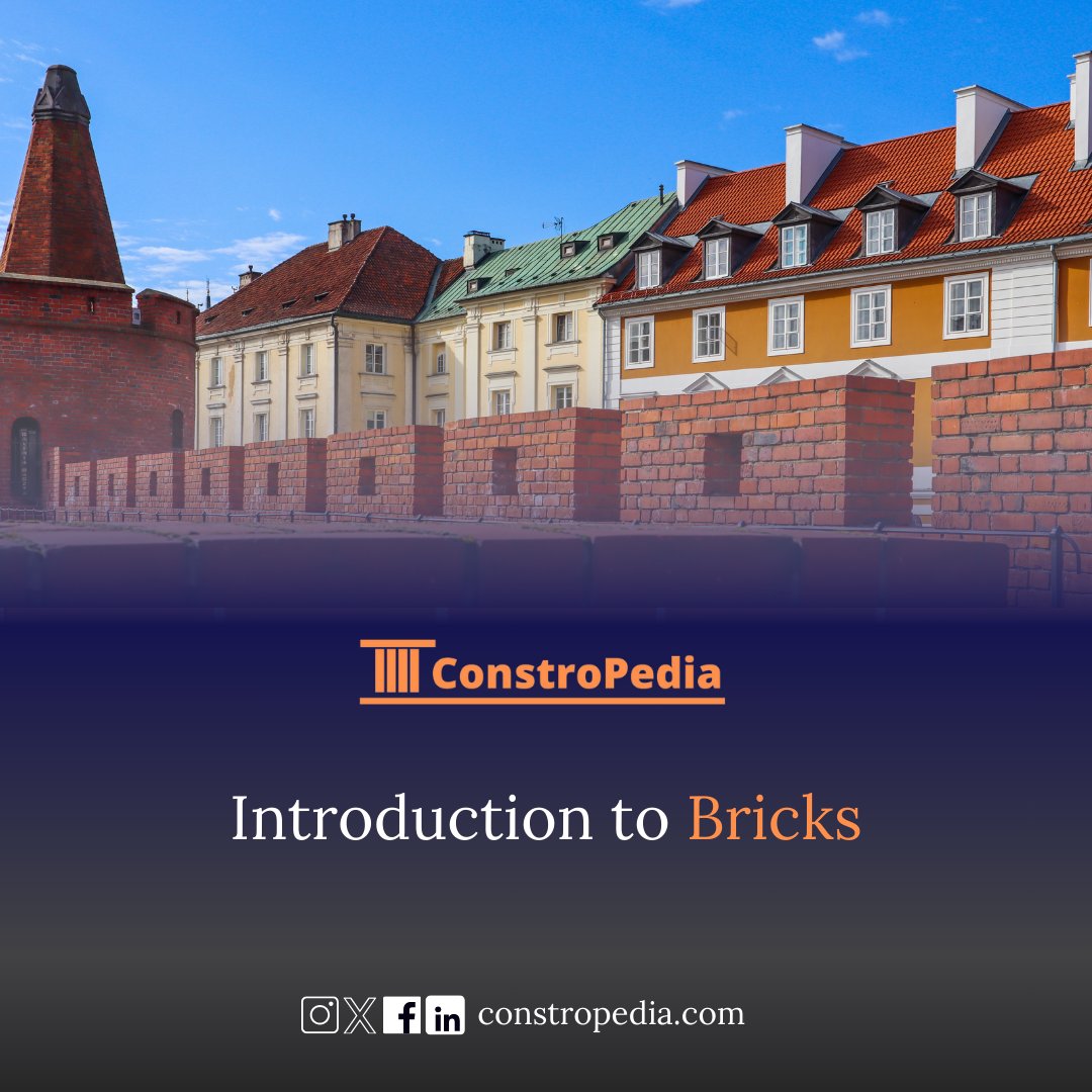 constropedia's tweet image. What is bricks? Unveiling the Strength Behind Every Building: An Introduction to Bricks!
#constropedia #construction #constructionsite #bricks #brickwork #buildingmaterial #constructionindustry