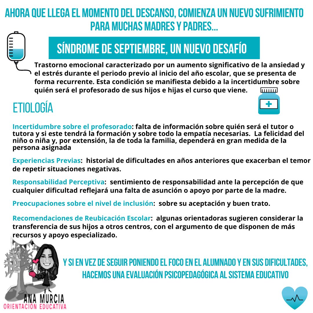 Síndrome de septiembre, un nuevo desafío para las madres… y si en vez de seguir poniendo el foco en el alumnado y en sus dificultades, hacemos una evaluación psicopedagógica al sistema educativo