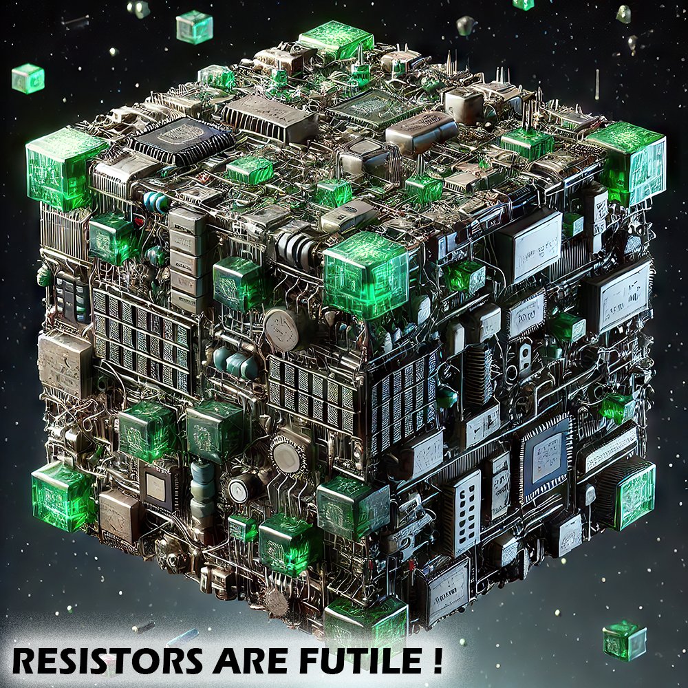 DunkenKBliths's tweet image. Don't Resistor !!!
#NerdHumor #Science #Electronics #Humor