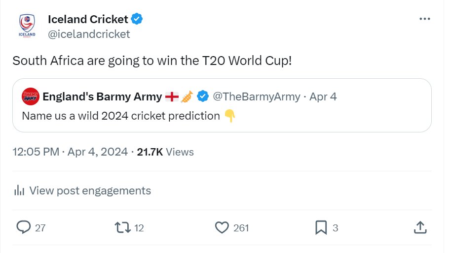 Iceland Cricket tweet media