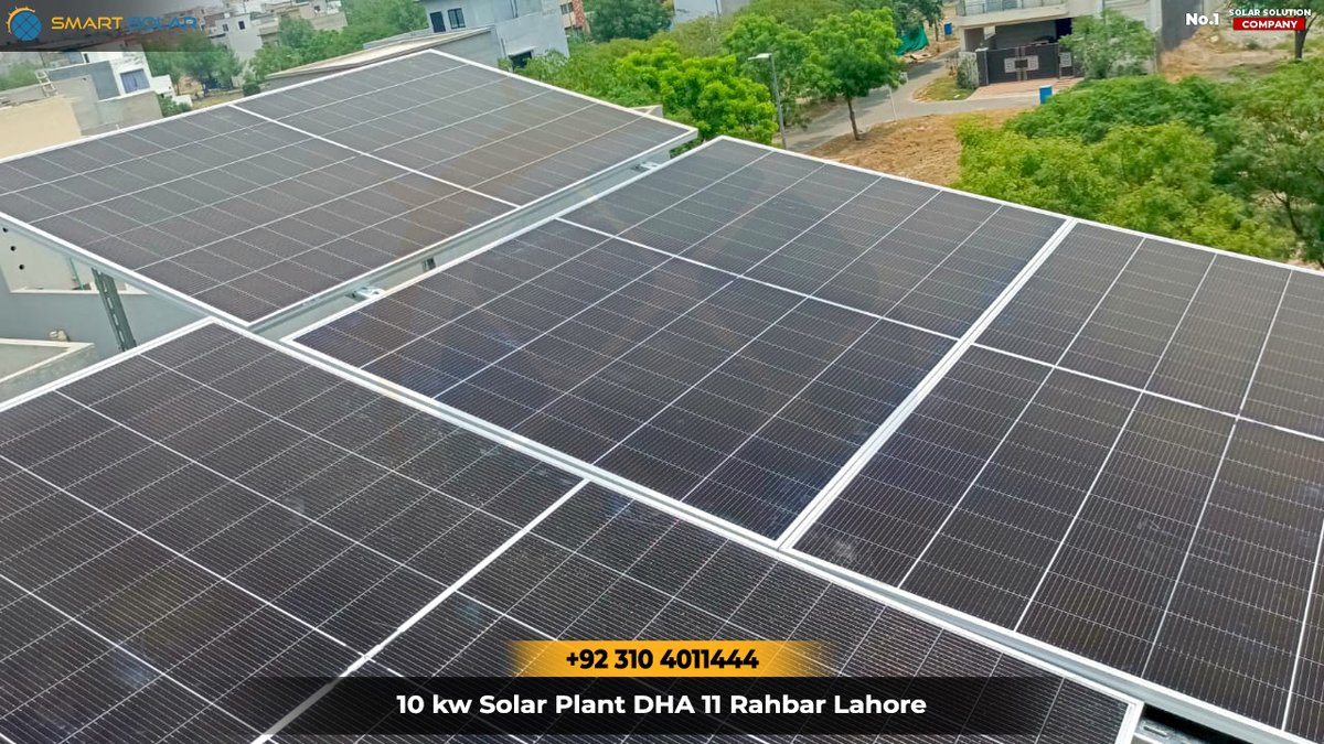 SmartSolarPak's tweet photo. 10KW Solar System DHA 11 Rahbar Lahore Complete Installation
#SmartSolar #Solar #SolarPanels
For more details please contact 0311-4011444 https://t.co/9WuKzzWjQQ