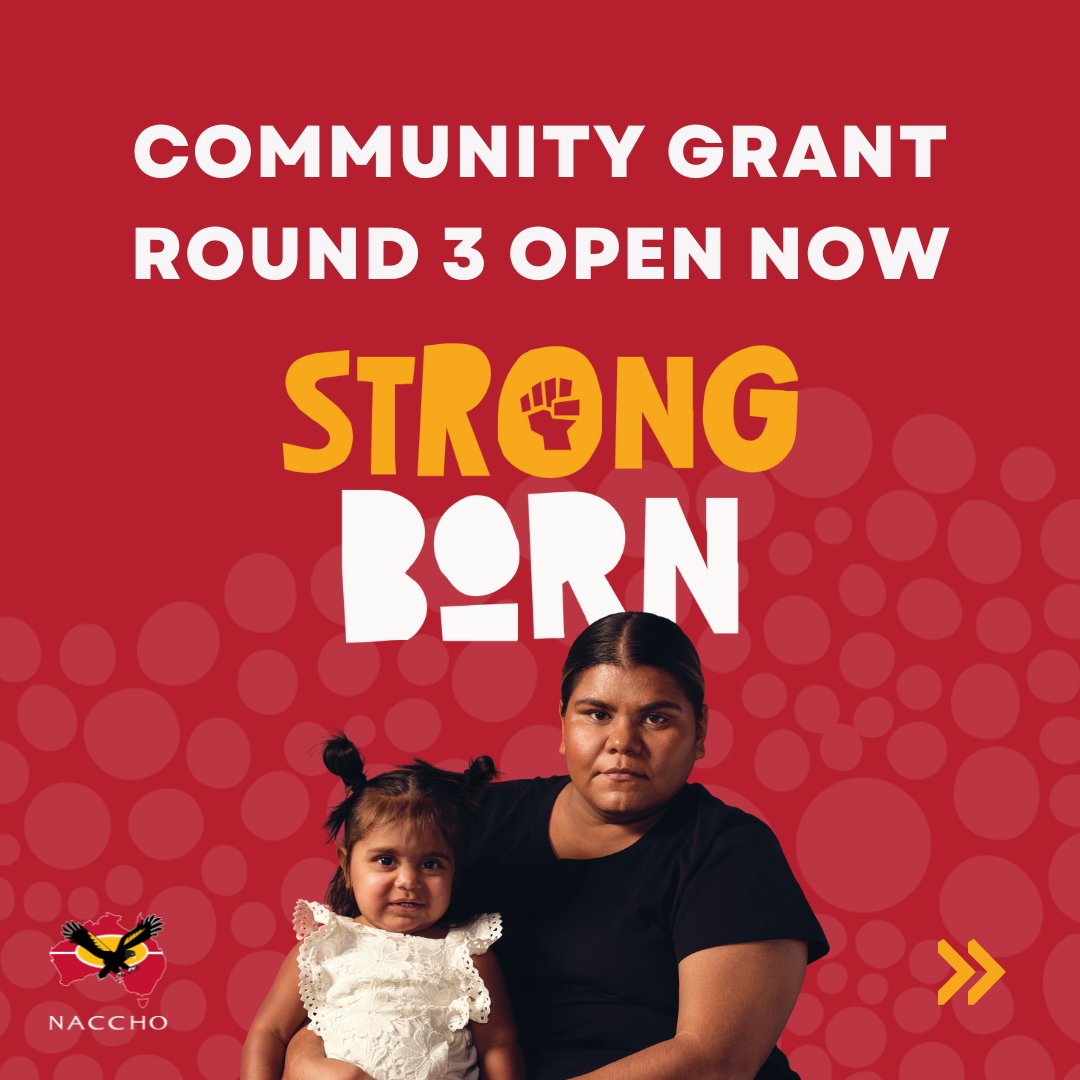 NACCHOAustralia's tweet photo. Dear ACCHOS!!
Applications are open for the FASD Strong Born Campaign grants!
Apply here: https://t.co/WvYsHiYl7W  
#StrongBorn #FASD #CommunityGrant #NACCHO #FASDGrant #OurHealthInOurHands https://t.co/L0gK3Q484O