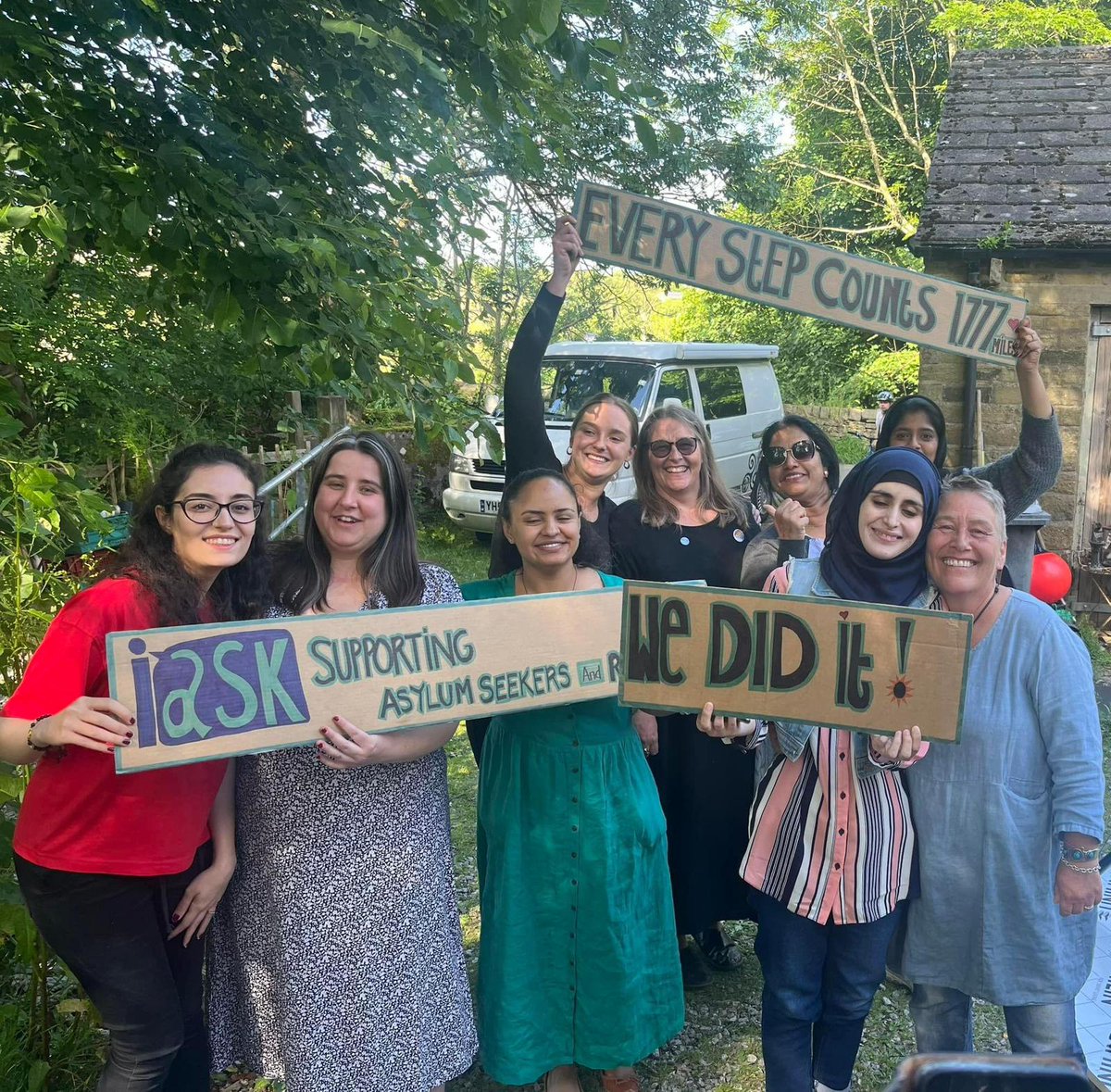 We did it! 

The IASK team walked 1,777 miles from Lampedusa to Calais to raise £1,777 for homeless refugees in Kirklees. 

Thanks to your support we've exceeded our goal, raising £2,381.73 so far. 

Still time to donate: dash.enthuse.com/#!/

#RefugeeWeek #RefugeeWelcome