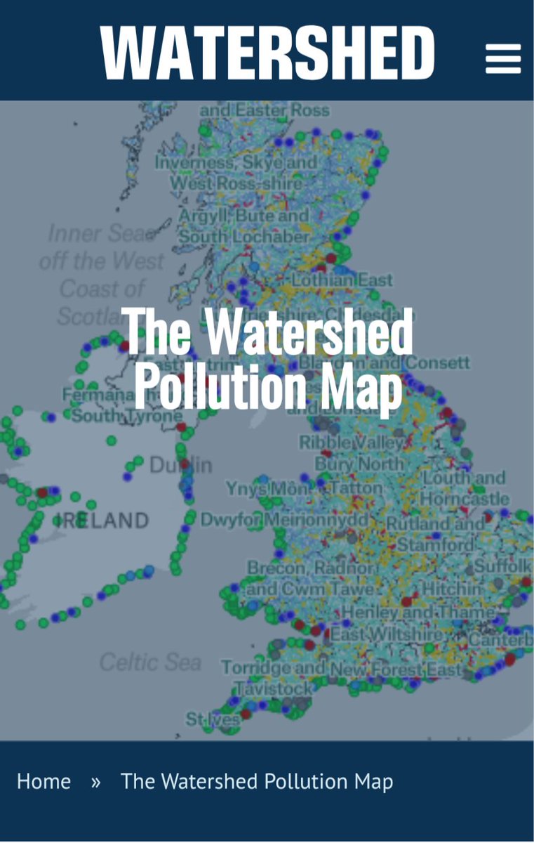 WATERSHED_i's tweet image. Is your home in a toxic hotspot? Living by landfill? Swimming in slurry? Poisoned by PFAS?
We've take a deep dive to produce the most comprehensive map of UK pollution. Find out what you're living next to via our brand new map, out now 👇
bit.ly/4czdDPk