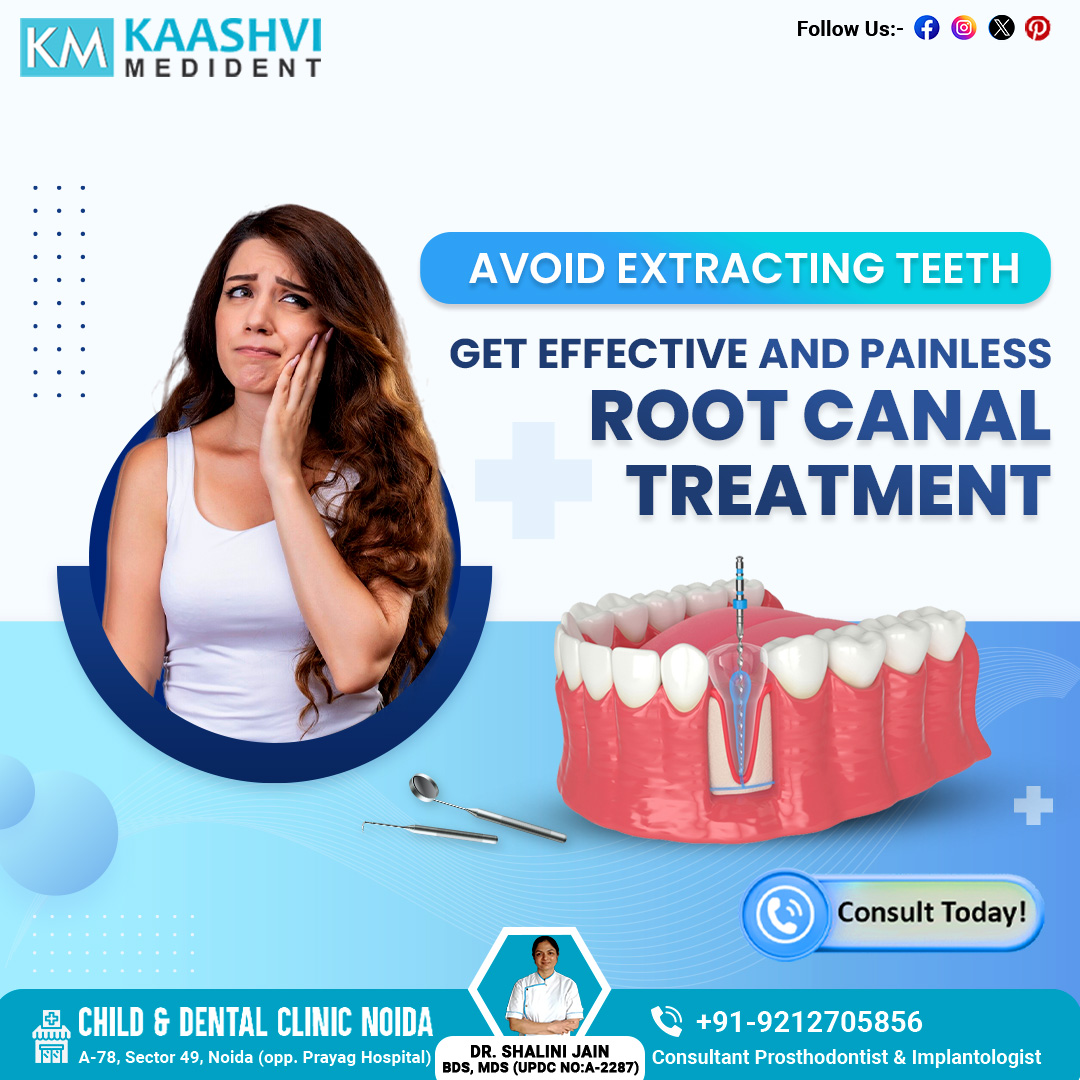 Kaashvi MediDent - Child and Dental Clinic Noida (@kaashvimedident) on Twitter photo Skip the extraction and opt for effective, ๐๐๐ข๐ง๐ฅ๐๐ฌ๐ฌ ๐๐จ๐จ๐ญ ๐๐๐ง๐๐ฅ ๐๐ซ๐๐๐ญ๐ฆ๐๐ง๐ญ instead! Preserve your natural smile and eliminate dental discomfort with our expert care. Discover how we make dental health a painless priority. ๐โจ
bit.ly/KaashviMedident Skip the extraction and opt for effective, ๐๐๐ข๐ง๐ฅ๐๐ฌ๐ฌ ๐๐จ๐จ๐ญ ๐๐๐ง๐๐ฅ ๐๐ซ๐๐๐ญ๐ฆ๐๐ง๐ญ instead! Preserve your natural smile and eliminate dental discomfort with our expert care. Discover how we make dental health a painless priority. ๐โจ
bit.ly/KaashviMedident