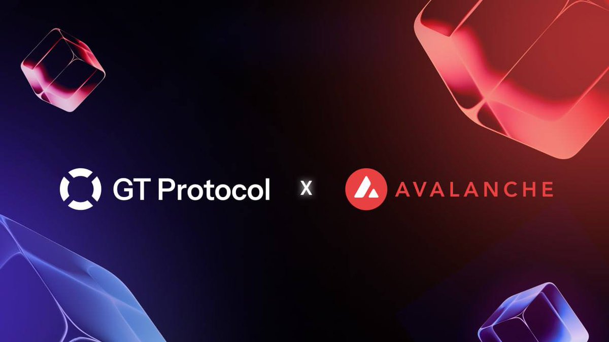 GT_Protocol's tweet photo. 🦾 GT Protocol integrates with @avax!

We are excited to announce our integration with Avalanche, the future-proof blockchain built to scale. This integration empowers GT Protocol to deliver high-speed financial applications with high throughput and near-instant finality, bringing Web3 closer to parity with Web2 systems.

Avalanche's distinctive architecture, featuring independent but interconnected blockchains secured by dynamic validator subsets, is a game-changer. It significantly enhances our solutions' scalability and security, ensuring a robust and seamless user experience.

Together, we're paving the way for the future of blockchain technology! 🌐✨

Stay tuned for more updates on our journey 🔜

#GTProtocol #Avalanche