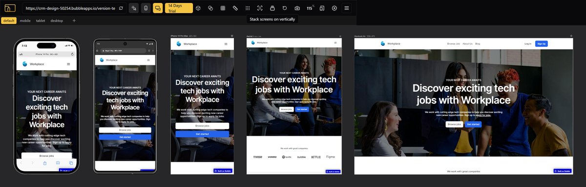 timmsdigitals's tweet photo. Just completed Section 1 of my @bubble course with @Buildcamp and Gregory John! Gained new ideas and expert tips to make designs easier, faster, and more professional. Check the attachment for responsiveness. More updates coming soon!

#NoCode #Bubble #Buildcamp #GregoryJohn https://t.co/GSBuUPeQc8