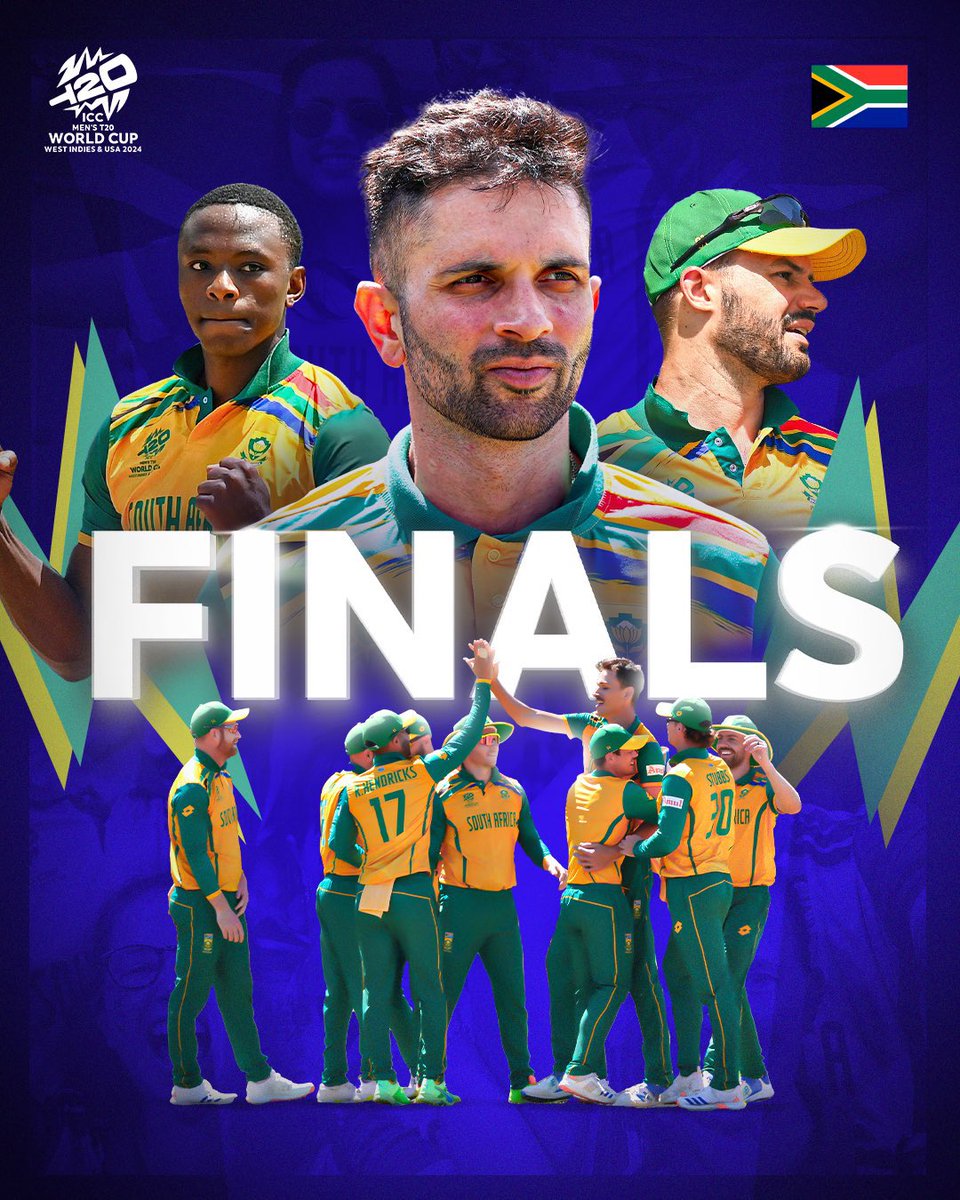 3DCommentator's tweet photo. The curse is broken....#ProteasFire, T20 final here we come!!!!
National holiday loading 🥂🥂
#T20WorldCup #RSAvAFG https://t.co/gy4aJ13oOL