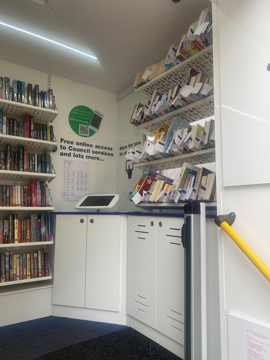 Are you into books and enjoy a good read? 📚 

The Mobile Library is at The Hub today rain or shine from 11pm - 12pm. 🌧️ ☀️ 

Discover a new author today or the beginning of a great literary saga.

#readingisagift #booksareamazing #TheHub